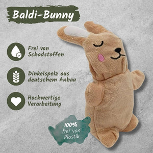 Katzenspielkissen "Baldi-Bunny" | Plüsch-Katzenspielzeug mit Baldrian