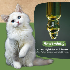 MAGU Bio Katzen-CBD-Öl (4%) | 10ml Fläschchen