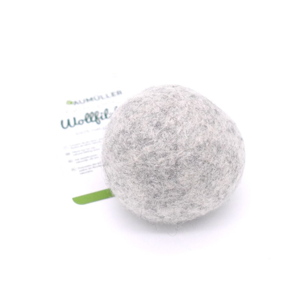 Natürliche Wollfilzkugel | Katzenspielball zum Befüllen mit Katzenminze