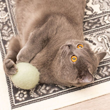 Lade das Bild in den Galerie-Viewer, Natürliche Wollfilzkugel | Katzenspielball zum Befüllen mit Katzenminze
